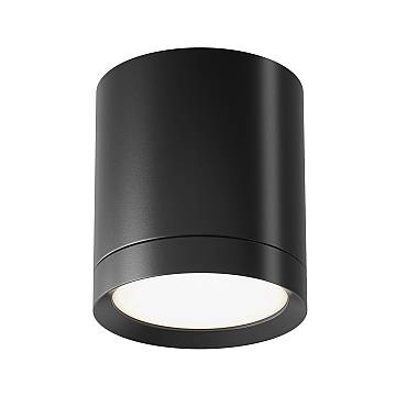 Maytoni Lampada da soffitto Hoop 1 luce GX53 nera metallo