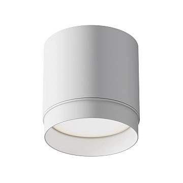 Maytoni Lampada da soffitto moderna Polar 1 luce GX53 dimmerabile bianco alluminio