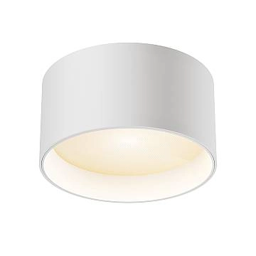 Maytoni Lampada da soffitto moderna Vega 1 luce LED integrato bianco alluminio