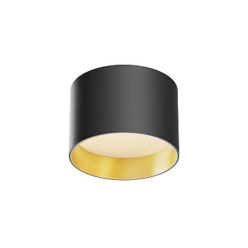 Maytoni Lampada da soffitto moderna Vega 1 luce LED integrato nero alluminio