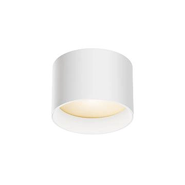 Maytoni Lampada da soffitto moderna Vega 1 luce LED integrato bianco alluminio
