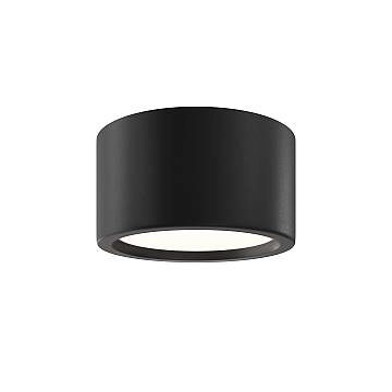 Maytoni Lampada da soffitto moderna Hydra 1 luce LED integrato nero alluminio