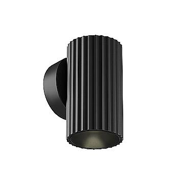 Maytoni Applique design Calipso 1 luce GU10 nero alluminio Maytoni Applique design Calipso 1 luce GU10 nero alluminio
