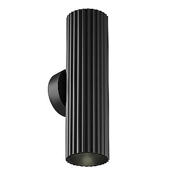 Maytoni Applique moderna Calipso 2 luci GU10 nero alluminio