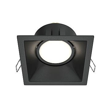 Maytoni Lampada da Incasso Dot 1 luce GU10 nero alluminio