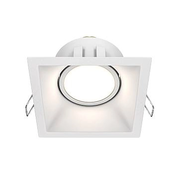 Maytoni lampada da incasso Dot 1 luce GU10 bianco alluminio