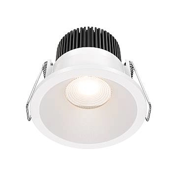 Maytoni Lampada Da Incasso Zoom 1 luce GU10 bianco alluminio