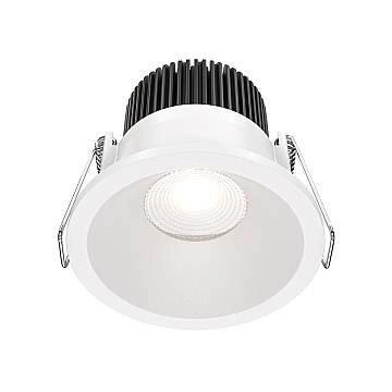 Maytoni Lampada Da Incasso Zoom 1 Luce GU10 Bianco Alluminio