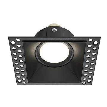Maytoni Lampada da incasso Dot 1 luce GU10 nero alluminio