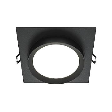 Maytoni Lampada da Incasso Hoop 1 luce GX53 nero metallo alluminio