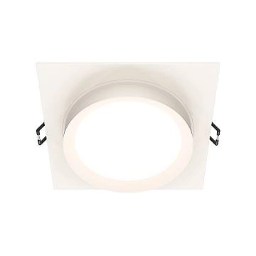 Maytoni Lampada da Incasso Hoop 1 luce GX53 bianco metallo alluminio