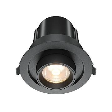 Maytoni Lampada da Incasso Hidden 1 luce LED integrato nero alluminio Maytoni Lampada da Incasso Hidden 1 luce LED integrato nero alluminio