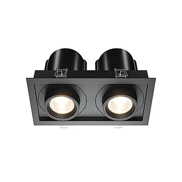 Maytoni Lampada da incasso Hidden 1 luce LED integrato nero alluminio Maytoni Lampada da incasso Hidden 1 luce LED integrato nero alluminio