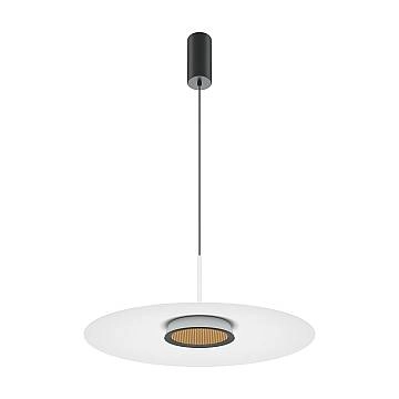Lampadario A Sospensione Moderno El Led Integrato 12W Alluminio Bianco Ip20
