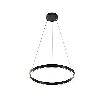 Maytoni Sospensione Moderna Rim 1 luce LED integrato nero metallo