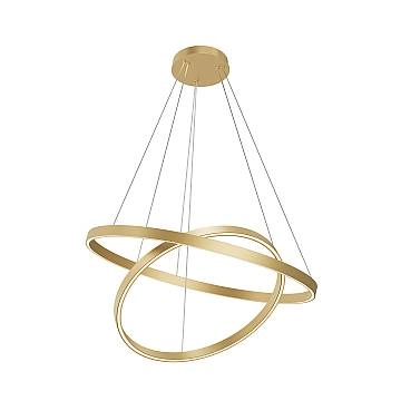 Maytoni Sospensione Moderna Rim 1 luce LED integrato ottone alluminio