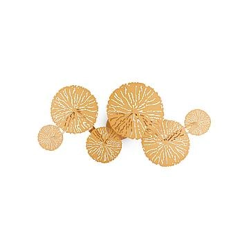 Applique Da Parete Moderno Lovetann Metallo Oro Metallo 4 Luci E14 40W