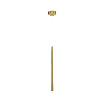 Lampadario A Sospensione Moderno Cascade Alluminio Ottone 1 Luce Led 6W