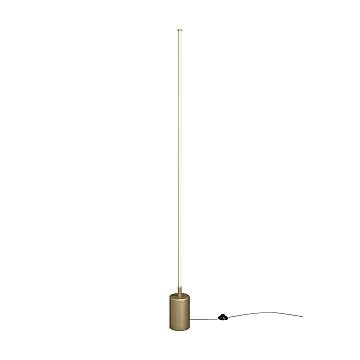 Maytoni Lampada da terra moderna Flow 1 luce LED integrato ottone metallo