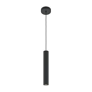 Lampadario Moderno Pro Focus Alluminio Nero 1 Gu10 Ip20
