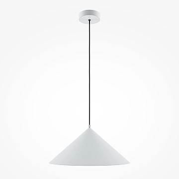 Lampada A Sospensione Moderno Basic Colors 1 Luce E27 40W Metallo Bianco Ip20