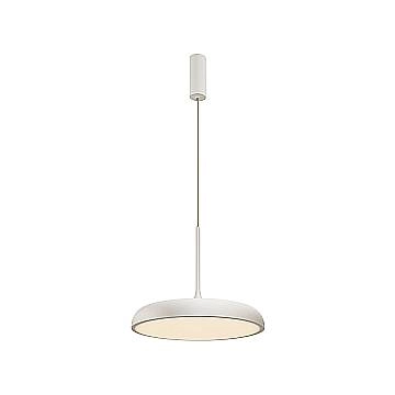 Maytoni Lampadario moderno Gerhard 1 luce LED integrato bianco metallo diffusore acrilico Maytoni Lampadario moderno Gerhard 1 luce LED integrato bianco metallo diffusore acrilico