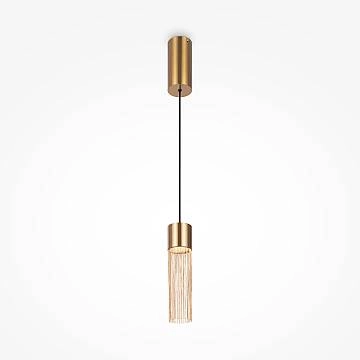 Lampadario A Sospensione Moderno Imaginary Led Integrato 5W Metallo Oro Ip20