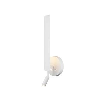 Maytoni applique Combo 2 luci LED integrato bianco alluminio Maytoni applique Combo 2 luci LED integrato bianco alluminio