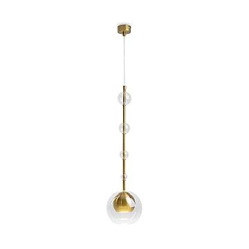 Lampada A Sospensione Moderno Ros 1 Luce Gu10 28W Metallo Ottone Ip20