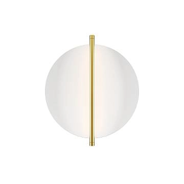 Applique Da Parete Moderna Mira Led Integrato 14W Alluminio Oro Ip20