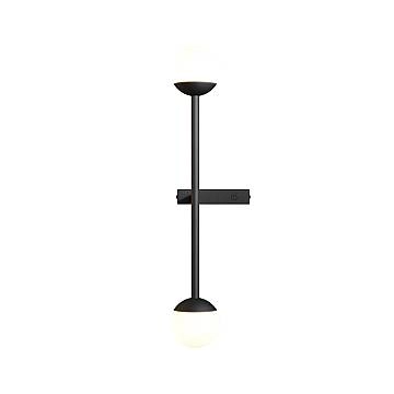 Applique Da Parete Moderna Touch Led Integrato 10W Metallo Nero Ip20