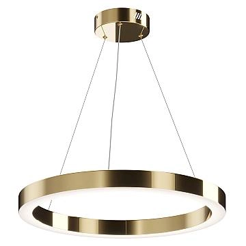 Lampadario A Sospensione Moderno Saturno Acciaio Ottone 1 Luce Led 45W Lampadario A Sospensione Moderno Saturno Acciaio Ottone 1 Luce Led 45W