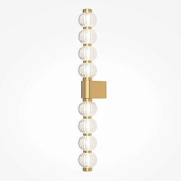 Applique Moderna Amulet Metallo Oro Led Integrato 19W Ip20