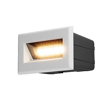 Segnapasso Da Esterno Moderno Bosca Led Integrato 3W Metallo Bianco Ip65