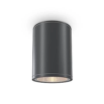 Plafoniera Da Esterno Moderno Bar Led Integrato 7W Metallo Grigio Ip65