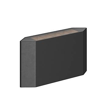 Applique Da Esterno Moderna Pull Led Integrato 5W Alluminio Grigio Ip54