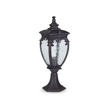 Paletto Da Esterno Moderno Fleur 1 Luce E27 60W Alluminio Bronzo Ip44