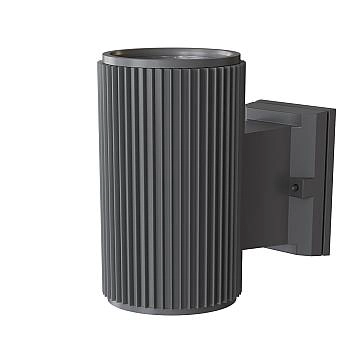 Lampada Da Parete Moderna Per Esterno Metallo Grigio Luce1E27 60W Ip54