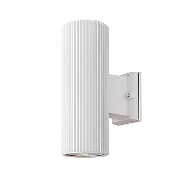 Lampada Da Parete Moderna Da Esterno Metallo Bianco Luce2E27 60W Ip54