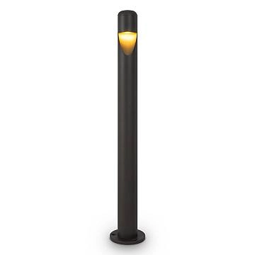 Lampada Da Terra Moderna Da Esterno Metallo Grafite Luce Led 5W Ip65