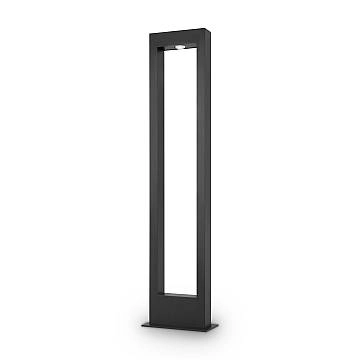 Lampada Da Terra Moderna Per Esterno Metallo Grafite Luce Led 10W Ip65 Lampada Da Terra Moderna Per Esterno Metallo Grafite Luce Led 10W Ip65