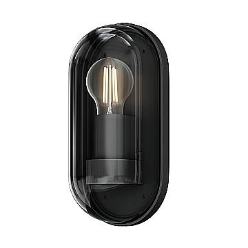 Maytoni applique moderna Candle 1 luce E27 IP65 nero alluminio
