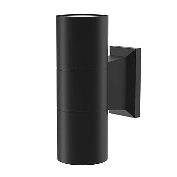 Maytoni Lampada da parete moderna Bowery 2 luci GU10 IP54 nero alluminio Maytoni Lampada da parete moderna Bowery 2 luci GU10 IP54 nero alluminio