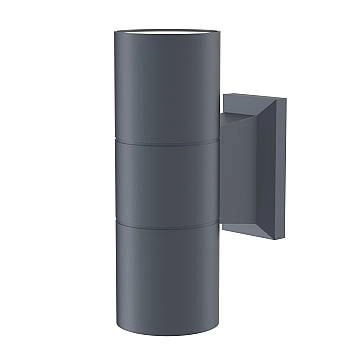 Maytoni Lampada da parete moderna Bowery 2 luci GU10 IP54 grigio alluminio Maytoni Lampada da parete moderna Bowery 2 luci GU10 IP54 grigio alluminio