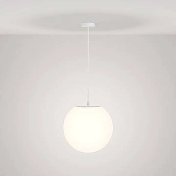 Lampada A Soffitto Moderna Per Esterno Plastica Bianco 1 Luce E27 30W Ip54