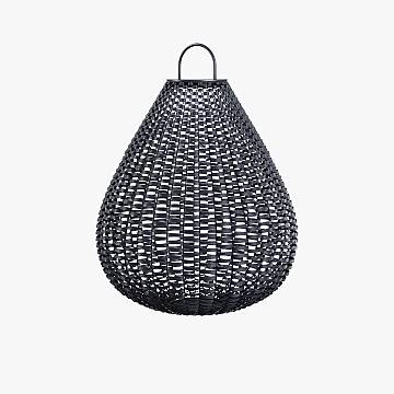 Maytoni Lampada da terra moderna Plet 1 luce LED integrato IP65 nero legno