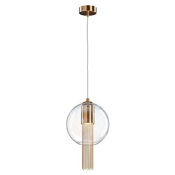 Sospensione Contemporanea Flusso Piccola Metallo Bronzo 1 Luce Sospensione Contemporanea Flusso Piccola Metallo Bronzo 1 Luce