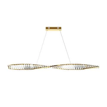 Maytoni Lampadario Moderno Krone 1 luce LED integrato ottone metallo cristallo Maytoni Lampadario Moderno Krone 1 luce LED integrato ottone metallo cristallo