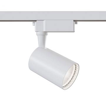 Maytoni Faretto Moderno UNITY Vuoro 1 luce LED integrato bianco alluminio