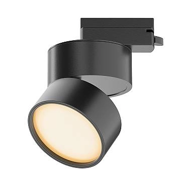 Maytoni Faretto Unity Onda 1 luce LED integrato nero alluminio